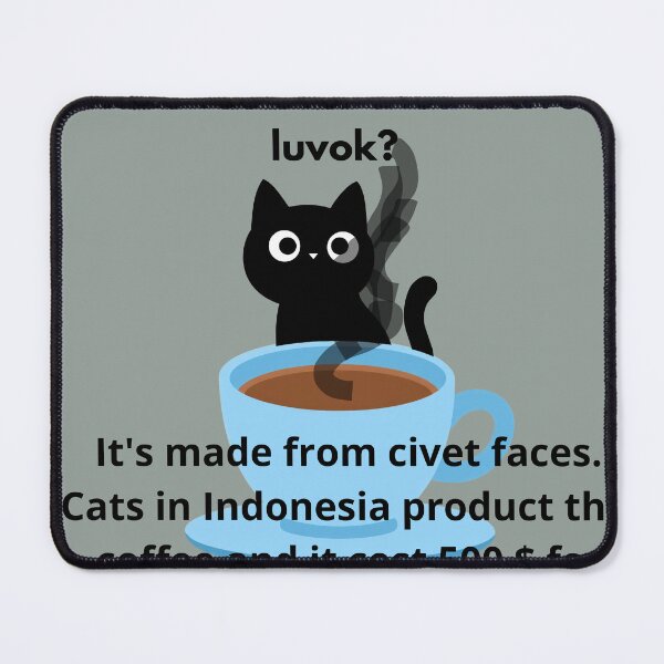 Item preview, Kitty give you a cup of coffee designed and sold by Justynella32.