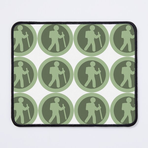 Item preview, Hiker Icon sage green designed and sold by TinkyInkyFinky.