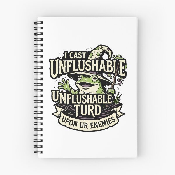 Item preview, I Cast Unflushable Turd Upon Your Enemies Funny Fantasy Meme Humor designed and sold by get55shirt.