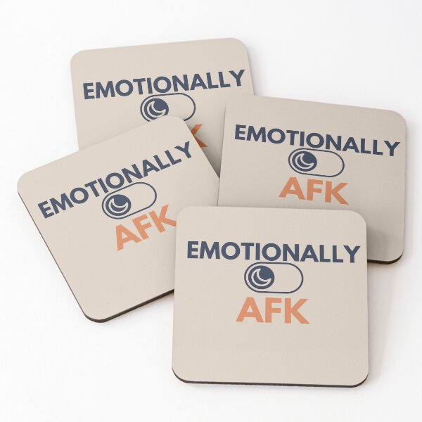 Item preview, Emotionally AFK Minimalist Introvert Streetwear designed and sold by No Excuses Supply.