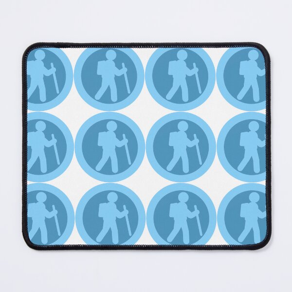 Item preview, Hiker Icon sky blue designed and sold by TinkyInkyFinky.