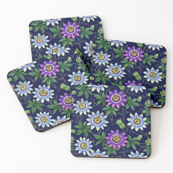 Item preview, Vintage Botanical Passion Flower Pattern designed and sold by LinaValearte.