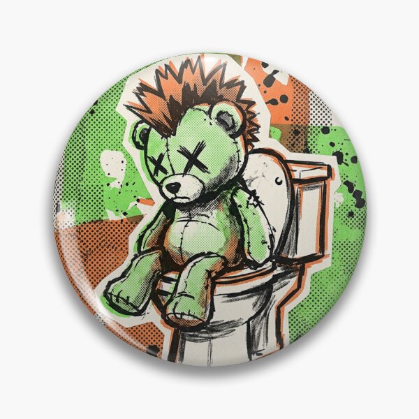 Item preview, Blacked Out No.1: Blackout Punk Teddy Bear - Funny Hangover Graphic designed and sold by NO BEAVER NO PUNK.