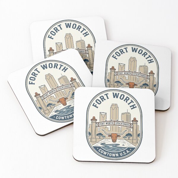 Item preview, Vintage Fort Worth Stockyards Cowtown Longhorn Badge designed and sold by k3rstman1.
