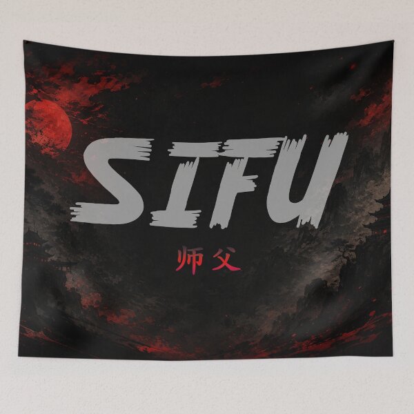 Item preview, Sifu Red Moon Warrior Art designed and sold by Fei Long Design Hub.