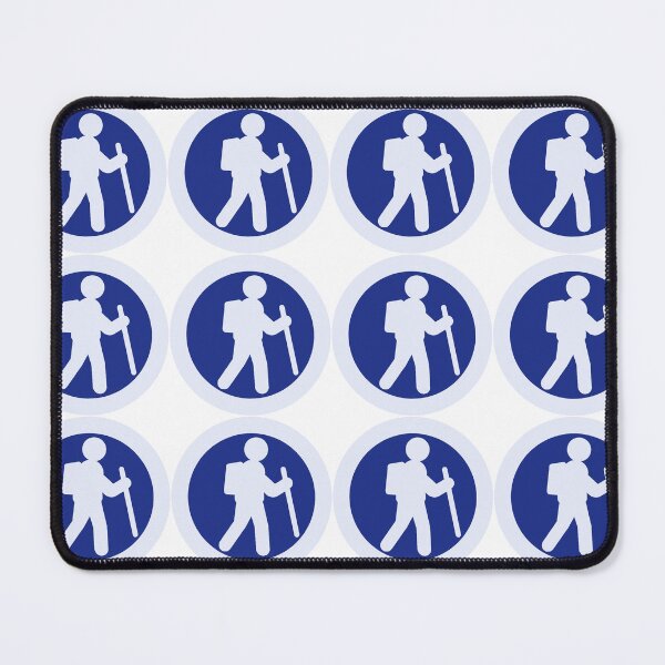Item preview, Hiker Icon royal blue designed and sold by TinkyInkyFinky.