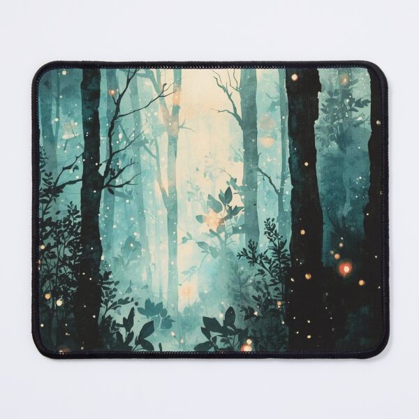 Item preview, Magical forest at night designed and sold by uunaa.
