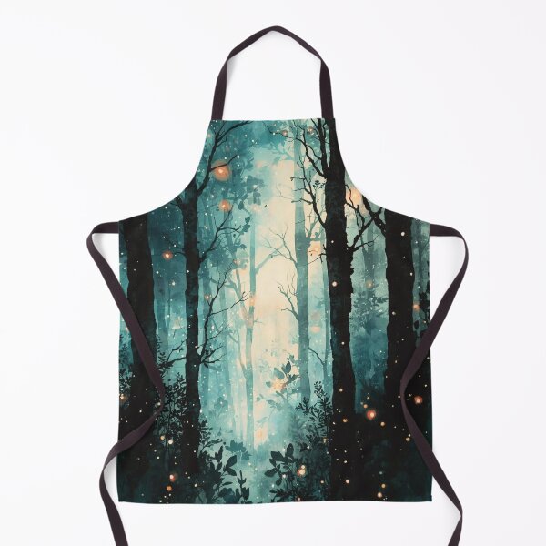 Item preview, Magical forest at night designed and sold by uunaa.