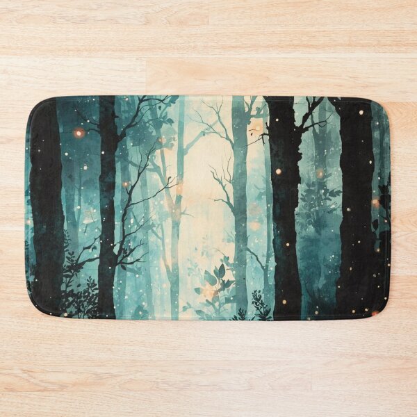 Item preview, Magical forest at night designed and sold by uunaa.