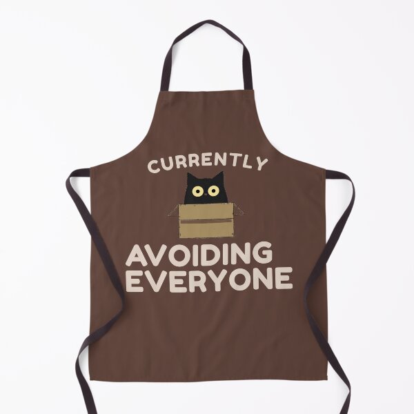 Item preview, Currently Avoiding Everyone Funny Cat Meme Introvert designed and sold by No Excuses Supply.