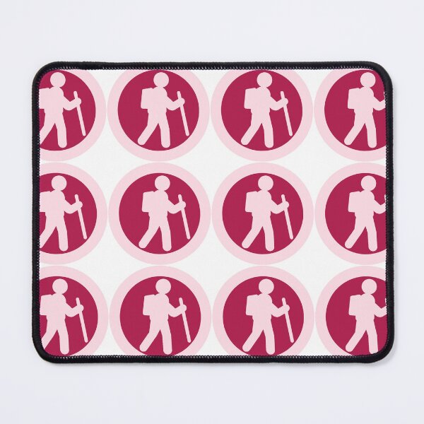Item preview, Hiker Icon pink designed and sold by TinkyInkyFinky.