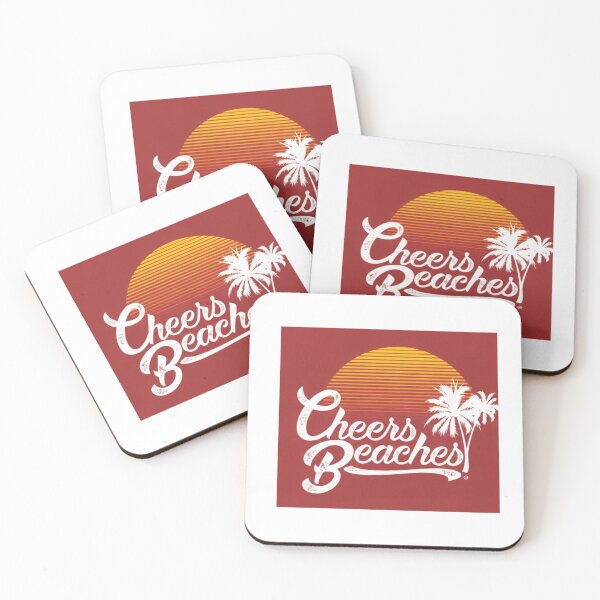 Item preview, Cheers Beaches Retro Summer Beach Vacation Aesthetic T-Shirt designed and sold by PoojaArtLab.