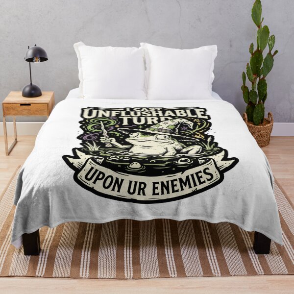 Item preview, I Cast Unflushable Turd Chaotic Wizard Spell Funny RPG Meme Design designed and sold by get55shirt.