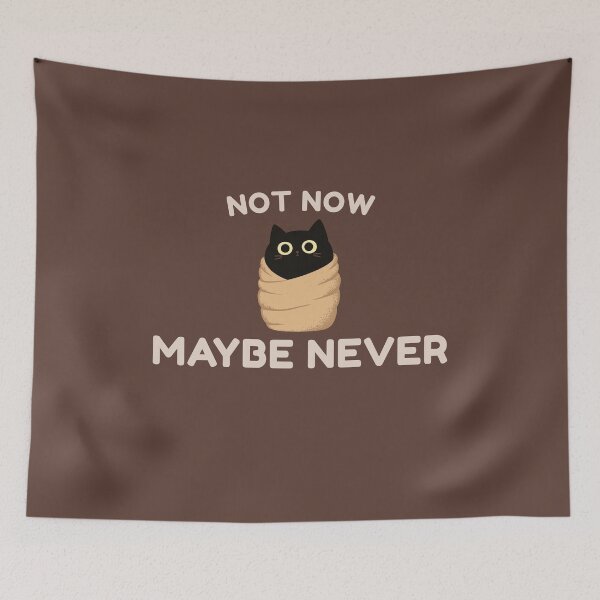 Item preview, Not Now Maybe Never Funny Introvert designed and sold by No Excuses Supply.