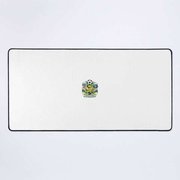 Item preview, Kawaii Frog Australia Soccer Fan Sticker designed and sold by Cozy404Lab.