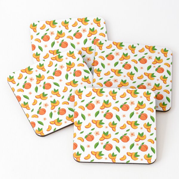 Item preview, Soft Peach Fruit Pattern designed and sold by BetweenForms.