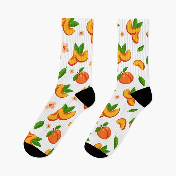 Item preview, Soft Peach Fruit Pattern designed and sold by BetweenForms.