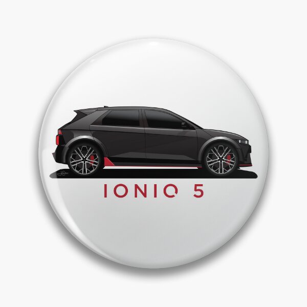 Item preview, Ioniq 5 N line Black illustration designed and sold by blackdogshop.