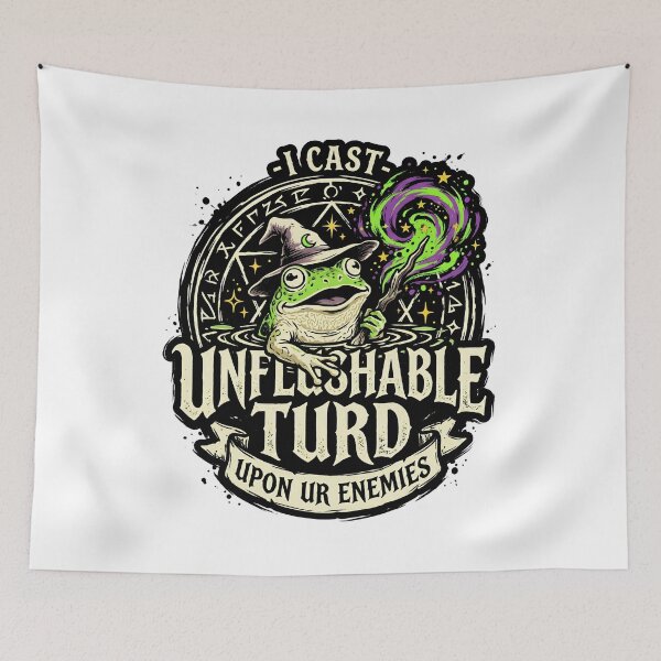 Item preview, Chaotic Wizard Casts Unflushable Turd Funny Fantasy Nerd Humor designed and sold by get55shirt.