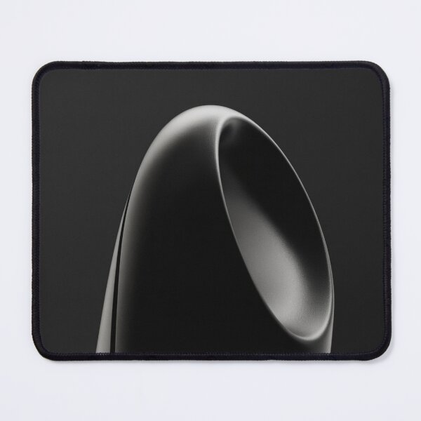 Item preview, Minimalist Black Abstract Sculpture | Sleek Modern Curve Digital Art designed and sold by Midnight Veil Designs.