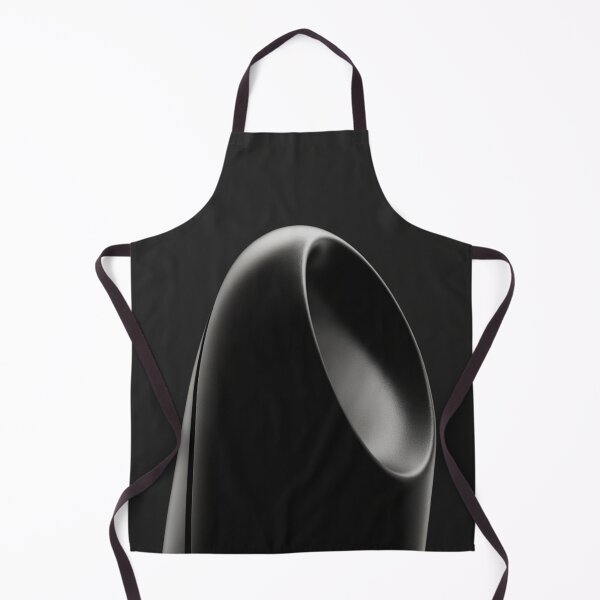 Item preview, Minimalist Black Abstract Sculpture | Sleek Modern Curve Digital Art designed and sold by Midnight Veil Designs.