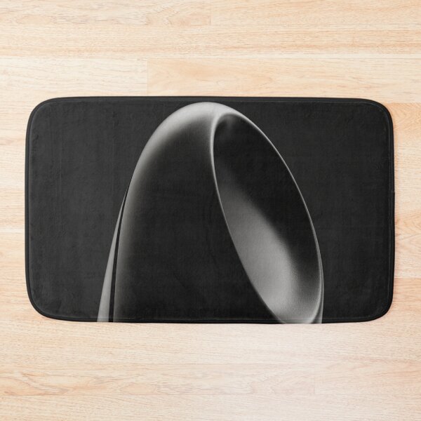 Item preview, Minimalist Black Abstract Sculpture | Sleek Modern Curve Digital Art designed and sold by Midnight Veil Designs.