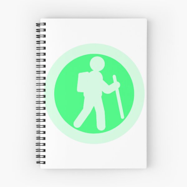 Item preview, Hiker Icon bright green designed and sold by TinkyInkyFinky.