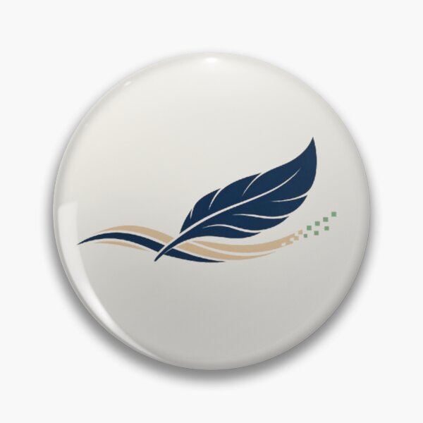 Item preview, ​Minimalist Elegant Feather Line Art - Abstract Creative Quill Edition designed and sold by Inkfino.