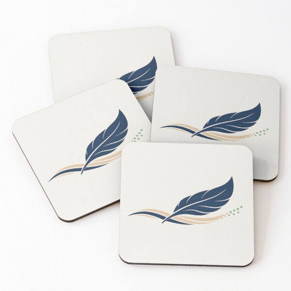 Item preview, ​Minimalist Elegant Feather Line Art - Abstract Creative Quill Edition designed and sold by Inkfino.