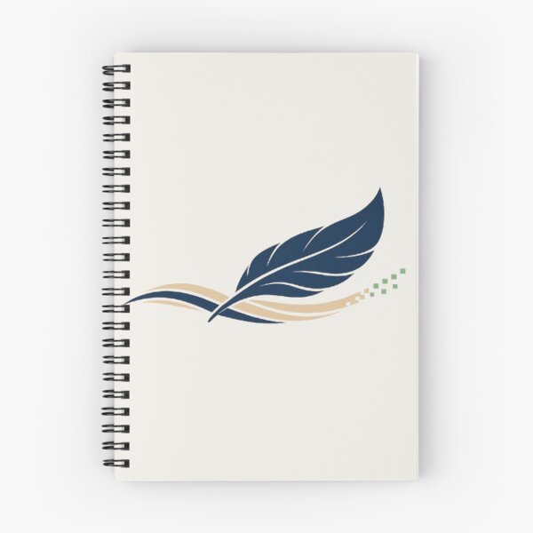 Item preview, ​Minimalist Elegant Feather Line Art - Abstract Creative Quill Edition designed and sold by Inkfino.