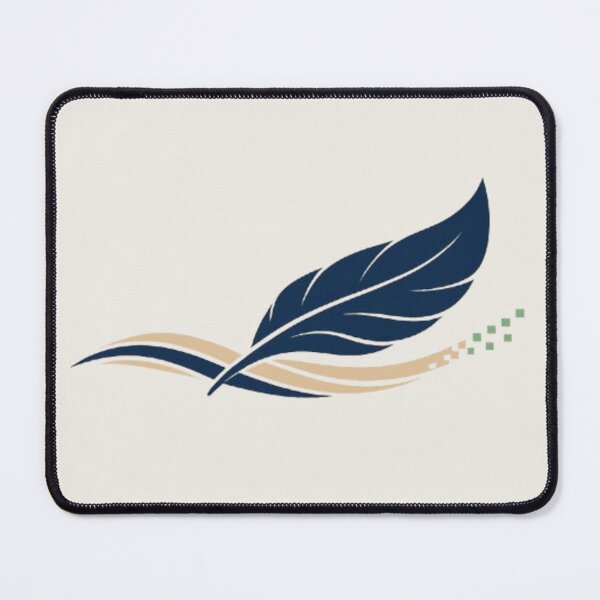 Item preview, ​Minimalist Elegant Feather Line Art - Abstract Creative Quill Edition designed and sold by Inkfino.