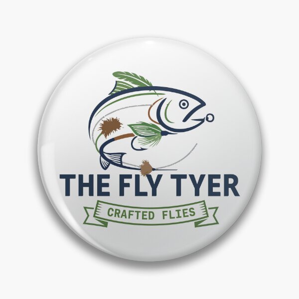 Item preview, The fly tyer "CRAFTED FLIES" graphic Illustration. designed and sold by Art-Horizon.