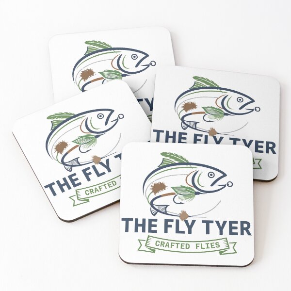 Item preview, The fly tyer "CRAFTED FLIES" graphic Illustration. designed and sold by Art-Horizon.