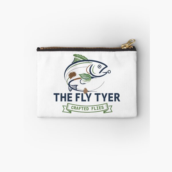 Item preview, The fly tyer "CRAFTED FLIES" graphic Illustration. designed and sold by Art-Horizon.