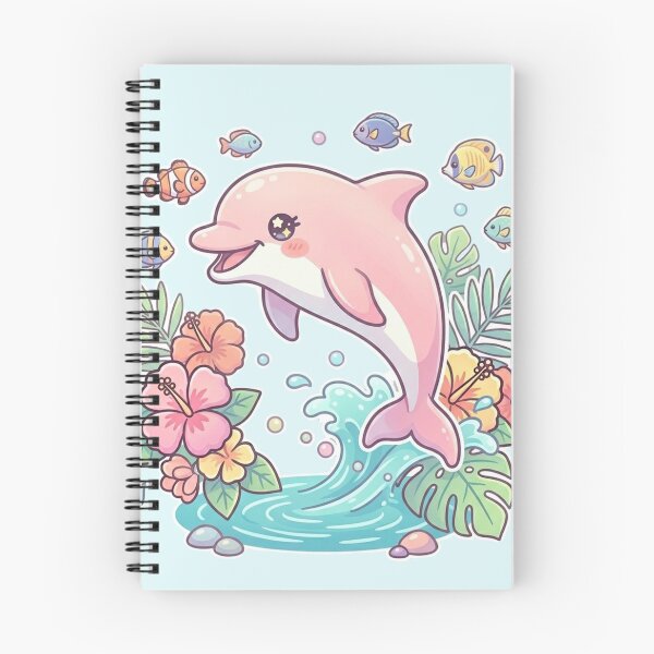 Item preview, Pink Dolphin Tropical Splash designed and sold by MyshopnameSell.