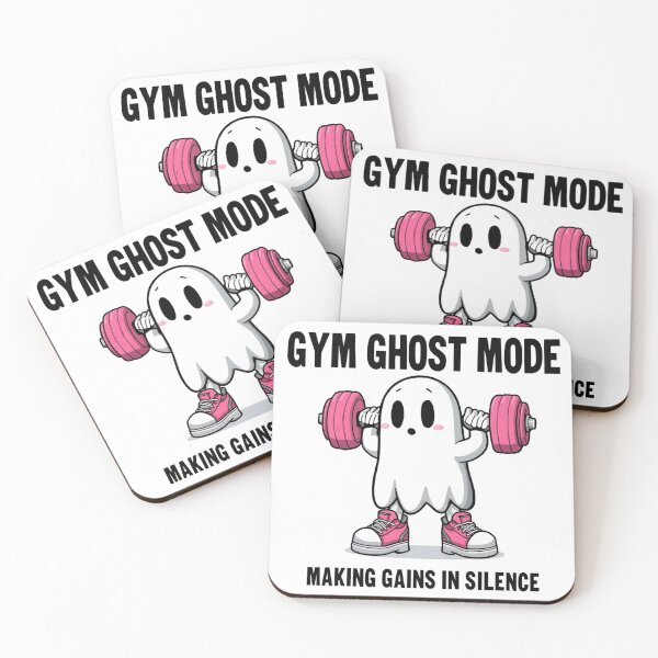 Item preview, Gym Ghost Mode – Making Gains in Silence designed and sold by Sparkofart07.