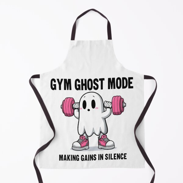 Item preview, Gym Ghost Mode – Making Gains in Silence designed and sold by Sparkofart07.