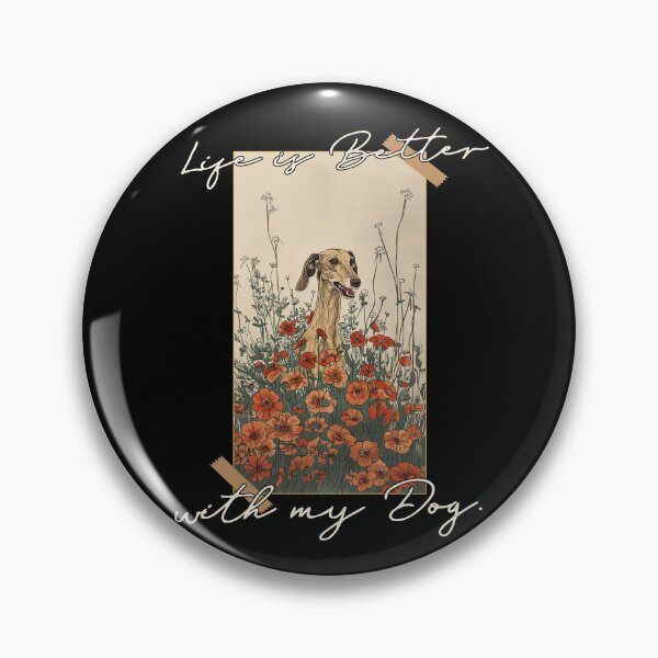 Item preview, Funny Saluki Life is Better Floral Cottagecore Mom Dad Kids designed and sold by rafaeltto.