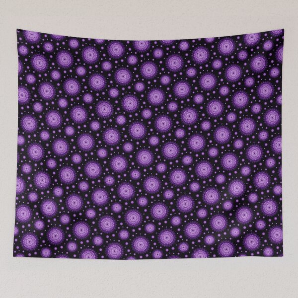 Item preview, Violet glowing mandala designed and sold by JBlaminsky.