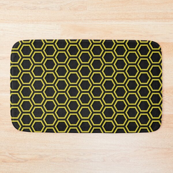 Item preview, Golden Honeycomb Geometric Pattern Design designed and sold by Hallowed Artistry.