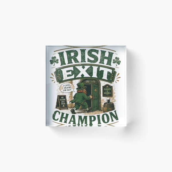 Item preview, Funny Irish Drinking Humor Pub Style Tee designed and sold by AveniaOficial.