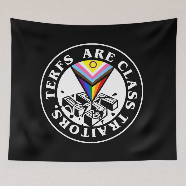 Item preview, terfs are class traitors (queer) designed and sold by remerasnerdas.