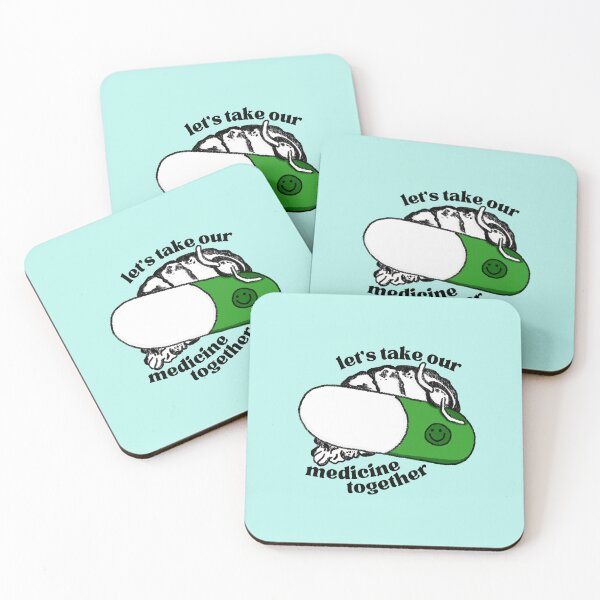 Item preview, Green Pill Isopod Take Our Medicine Together designed and sold by potterspatch.