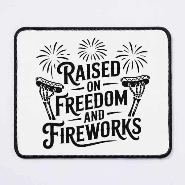 Item preview, Raised On Freedom And Fireworks designed and sold by theartfulaspie.