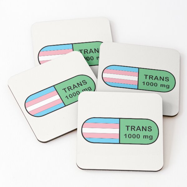 Item preview, Trans 1000 mg Pride Capsule - LGBTQ Energetic Pill designed and sold by Cannaxes Studio.