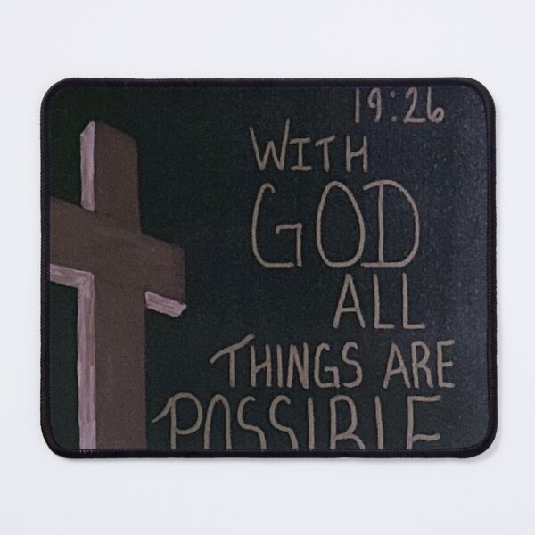Item preview, MATTHEW 19:26 designed and sold by NapierStudios.