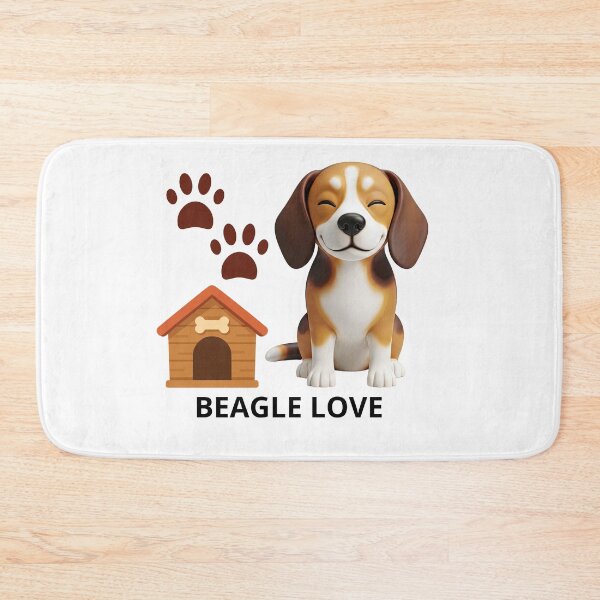 Item preview, Happy Beagle Love-Cute Dog Art designed and sold by DidiDesignShop.