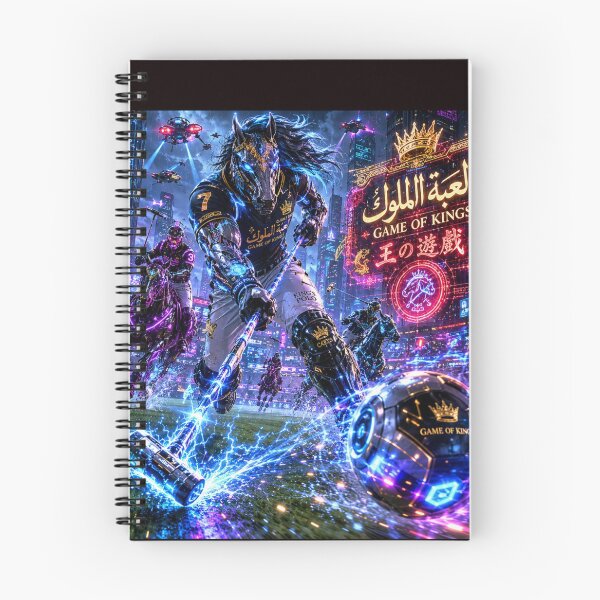 Item preview, Cyberpunk Polo Game of Kings Futuristic Knight Art designed and sold by ikonicgallery.