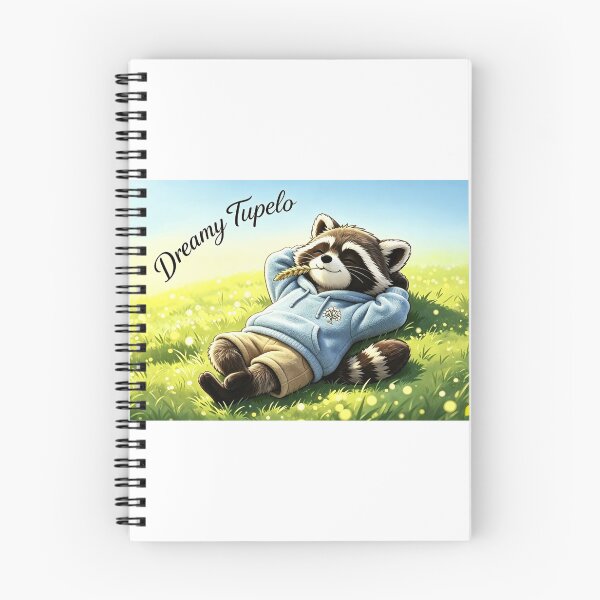 Item preview, Cute Sleeping Raccoon Avatar – Kawaii Baby Animal Cartoon, Estética Natural Pacífica Diseño designed and sold by DreamyTupelo.