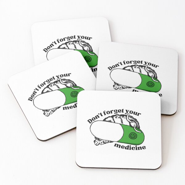 Item preview, Green Pill Isopod Don't Forget Your Medicine designed and sold by potterspatch.